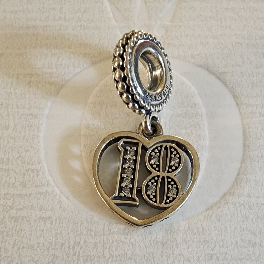 Pandora 18th Celebration Dangle Charm - Picture 3 of 7